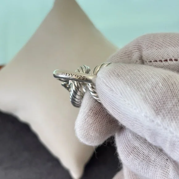 David Yurman Sterling silver Extra Large Oval Link Bracelet-Small - Picture 2 of 7